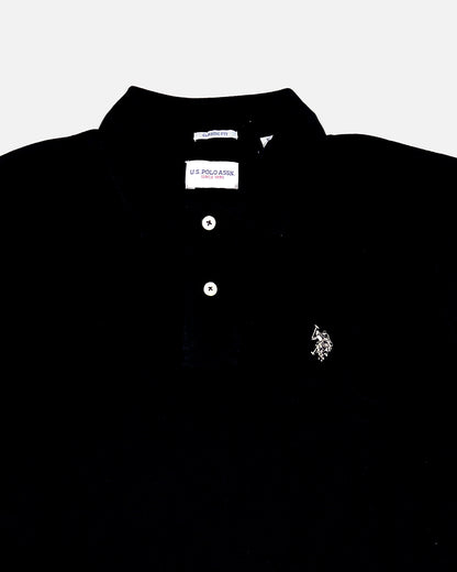 US Pollo Branded Men's Polo T-shirt Black Color MPT-22