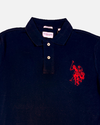 US Pollo Branded Men's Polo T-shirt Navy Blue Color MPT-20
