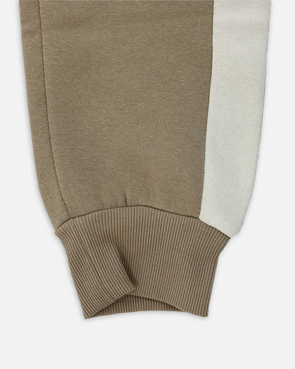 Primk Branded Winter Unisex Premium Fleece Tracksuit Co-ord set – LBeige & Mocha UCS-03