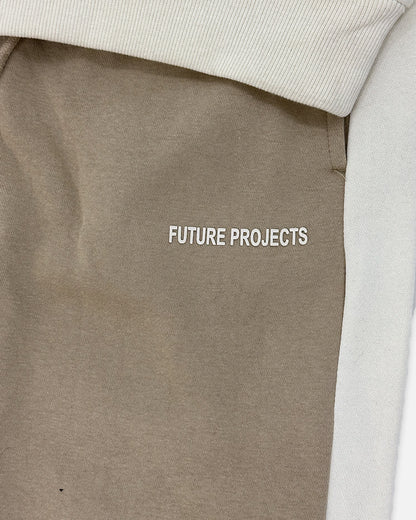 Primk Branded Winter Unisex Premium Fleece Tracksuit Co-ord set – LBeige & Mocha UCS-03