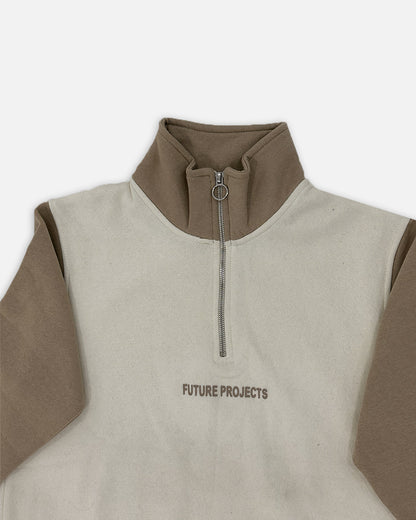 Primk Branded Winter Unisex Premium Fleece Tracksuit Co-ord set – LBeige & Mocha UCS-03