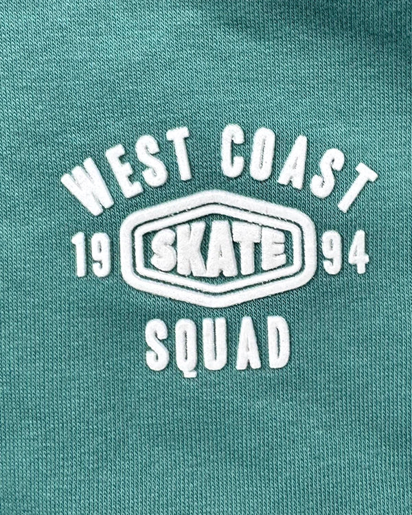 Branded Kids "West Coast Skate Squad" Green Hoodie Sp-14