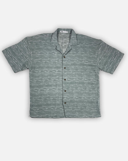 ZARRAA Branded Men's Textured Co-ord Set Green Color MCS-05