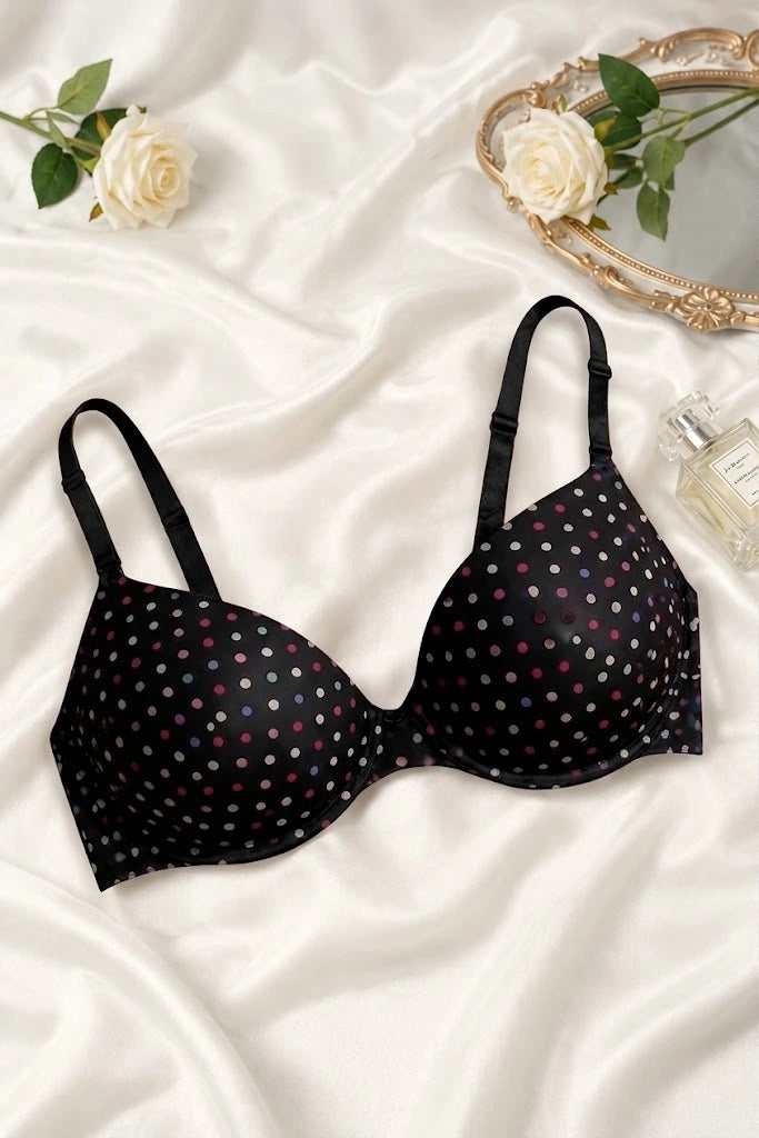 Branded Women's Multi-Color Polka Dot Bra WBS-01