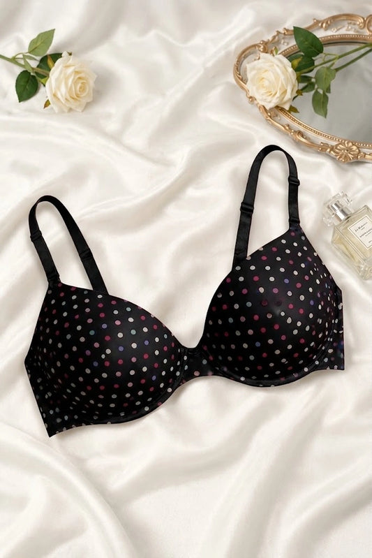 Branded Women's Multi-Color Polka Dot Bra WBS-01