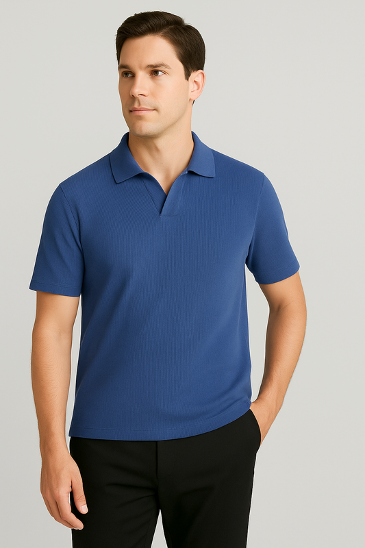 Spark Men's Blue Color Polo T-shirt MPT-06