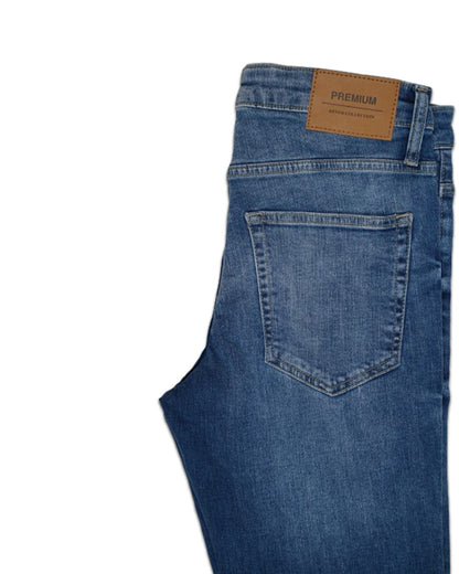 Zelig Branded Men’s Premium Slim Fit Blue Denim Jeans MJ-12