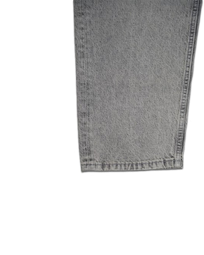 PullNBear Branded Men’s Grey Washed Straight-Leg Denim Jeans MJ-13