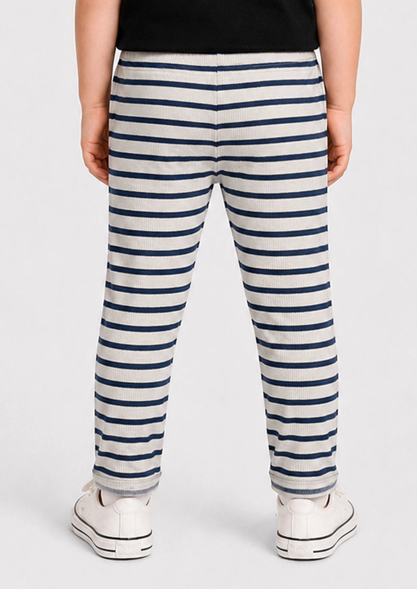Branded Girl's Tides White Color with Blue stripes GTD-04