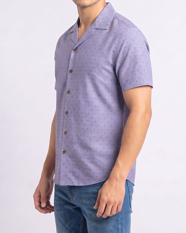 Pegadoor Branded Casual Half Sleeves Shirt Blue Color MCS-03