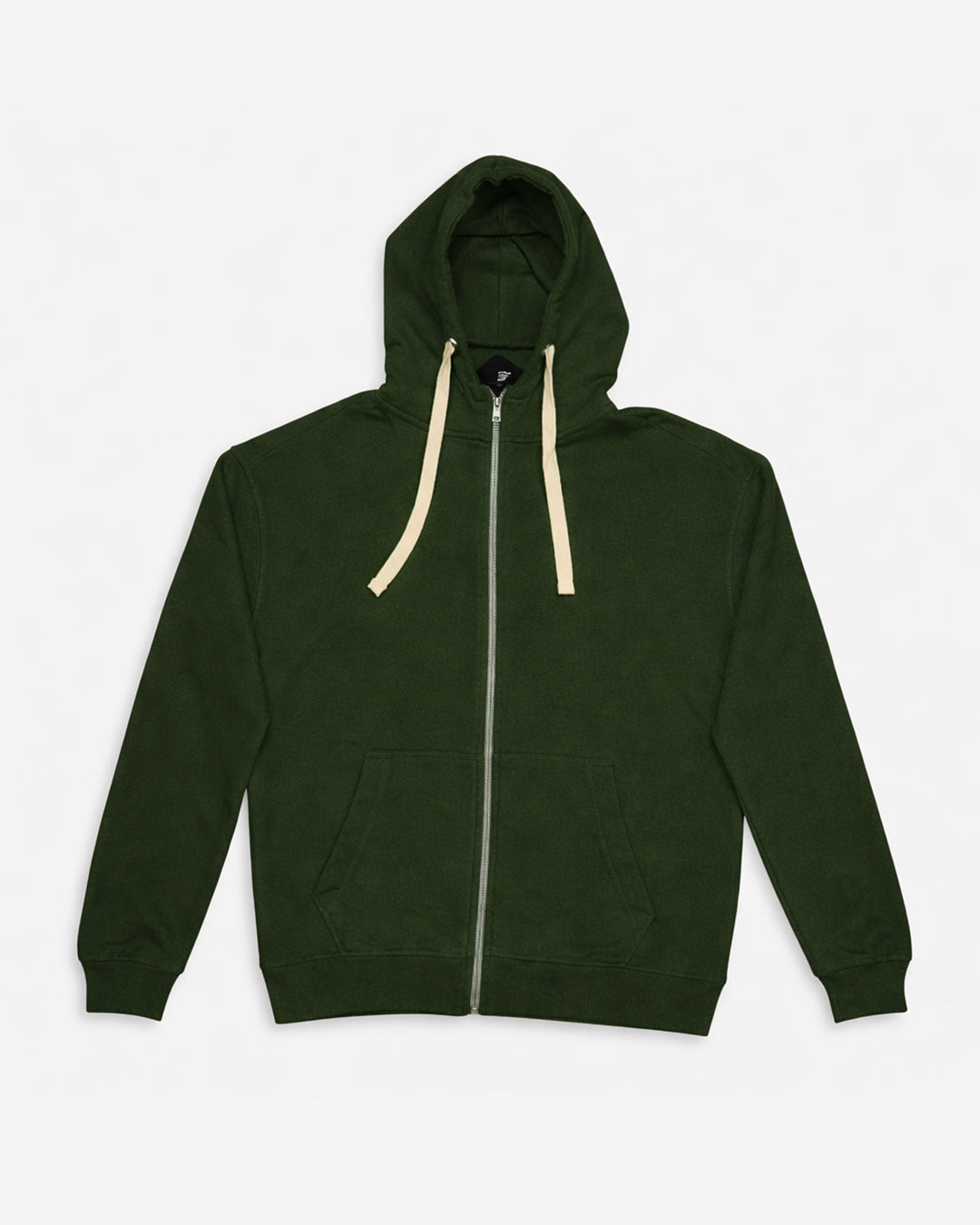 ADONY Branded Men’s Zip-Up Hooded Sweatshirt – Olive Green MZH-14