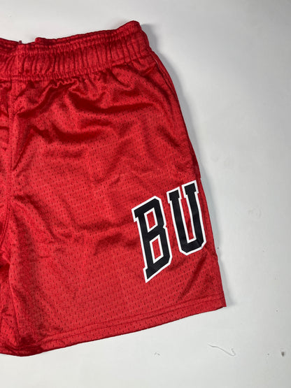NBA Branded Boy's Polyester Shorts Red Color BST-02