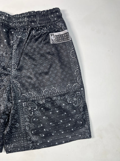 NBBA Branded Boy's Polyester Shorts Black Color BST-07