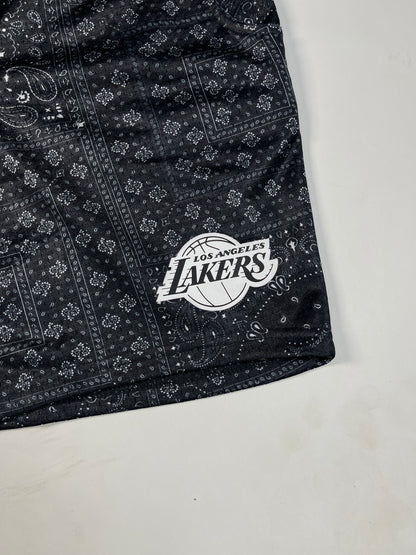 NBBA Branded Boy's Polyester Shorts Black Color BST-07