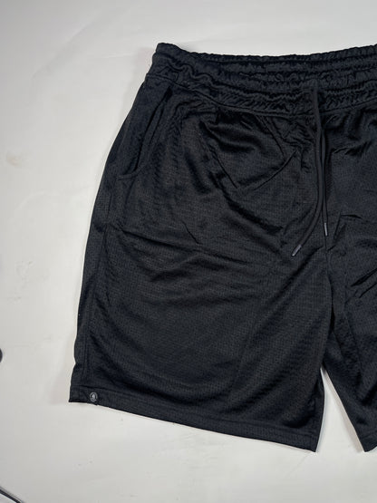 NBBA Branded Men's Polyester Short Black Color MST-03