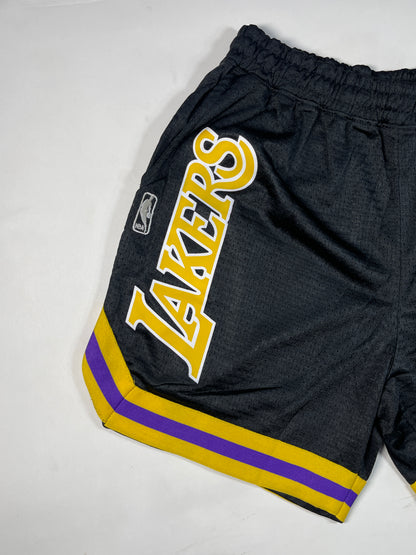 NBBA Boy's & Men's Polyester Shorts Black & Yellow Color BST-05