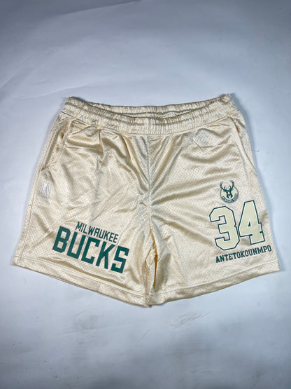 NBBA Branded Men's Polyester Short Golden Color MST-02