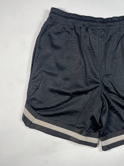 NBBA Boy's & Men's Polyester Shorts Black Color BST-09