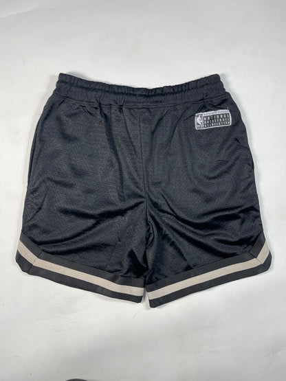 NBBA Boy's & Men's Polyester Shorts Black Color BST-09