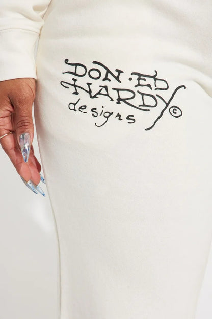 ED HRDY Branded Women's Off White Color Trouser HRD-20