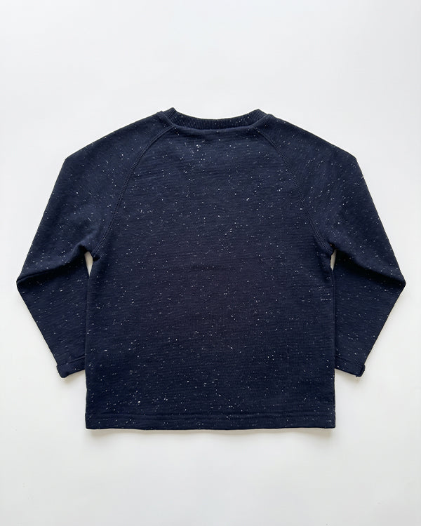 Branded Kids Speckled Fleece Crewneck Sweatshirt SP-45