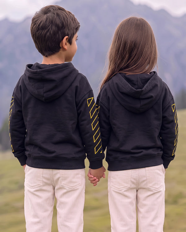 Kids Arrow Sleeve Fleece Hoodie SP-50