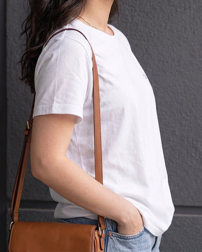 Alos Branded Women's  T-Shirt White Colour WT-07