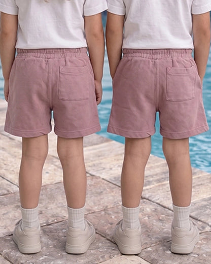 Zarraa Kid's Casual Shorts Dusty Rose Color - KST-01
