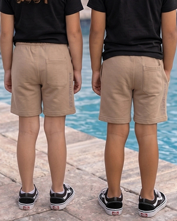 ZARRAA Boy's Premium Shorts Beige Color BST-14