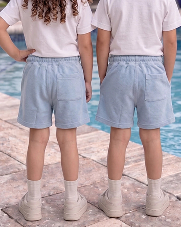 Zarraa Kid's Casual Short Sky Blue Color KST-05