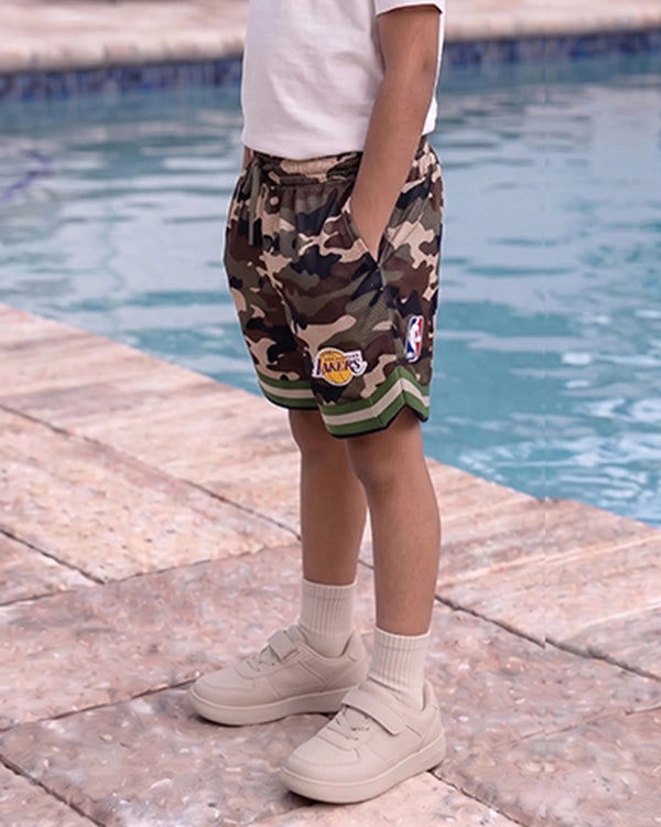 NBBA Boy's & Men's Polyester Shorts Camouflage Print BST-08
