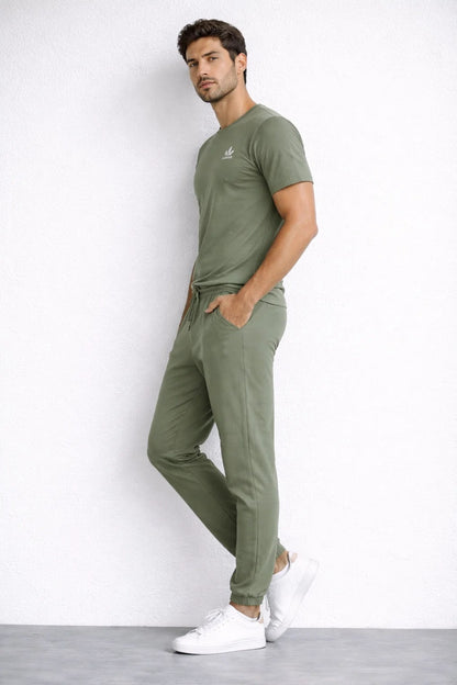 Adids Men’s Athletic Crew Neck Dri-fit T-Shirt - Olive Green MDT-26