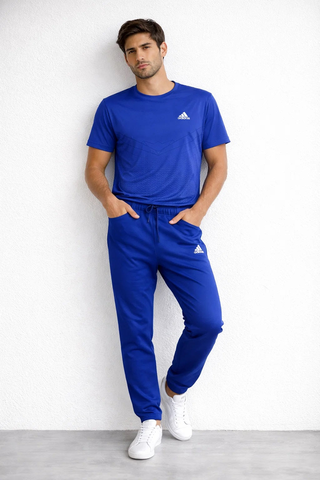 Adids Men's Dri-fit T-Shirt – Blue MDT-22