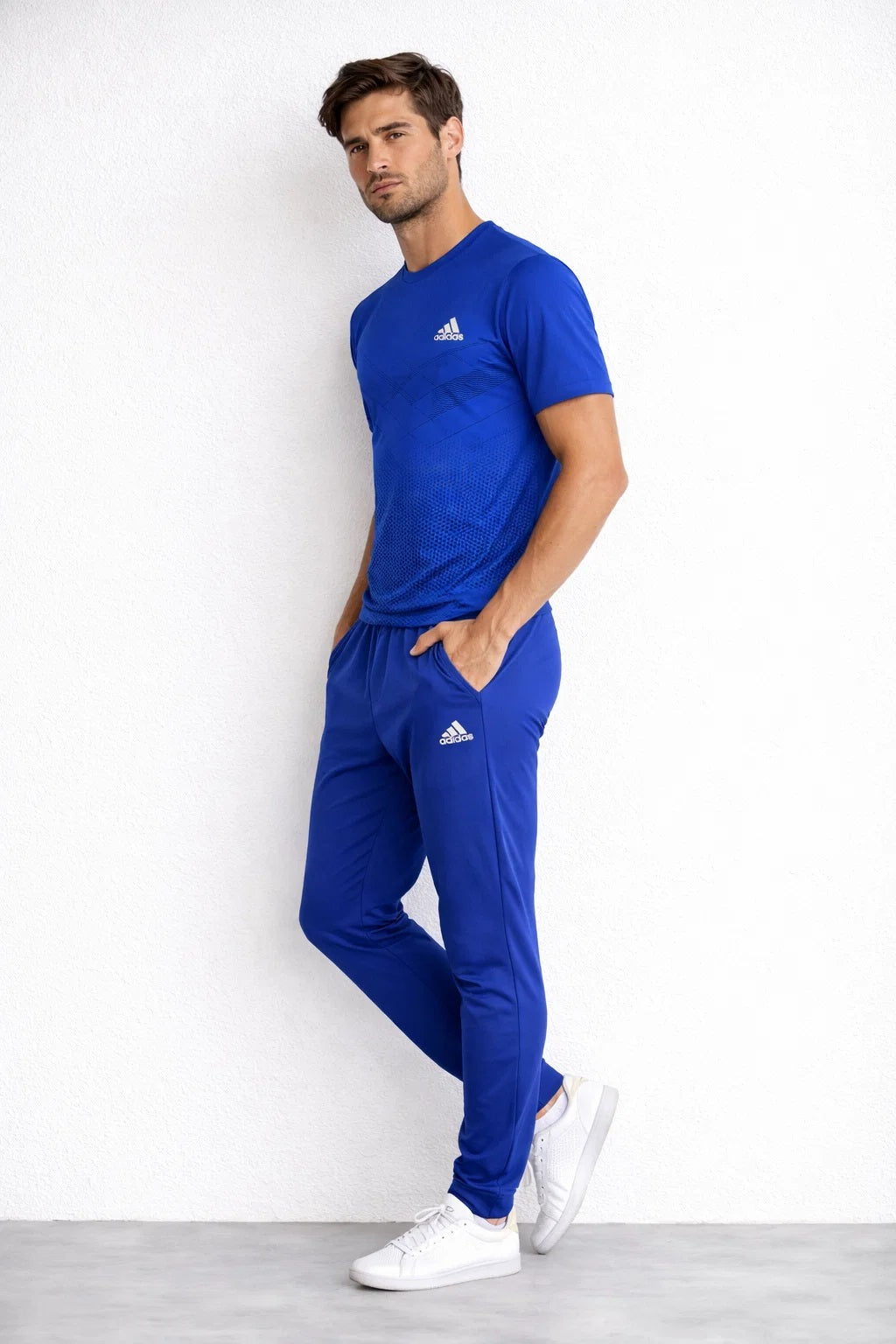 Adids Men's Dri-fit T-Shirt – Blue MDT-22