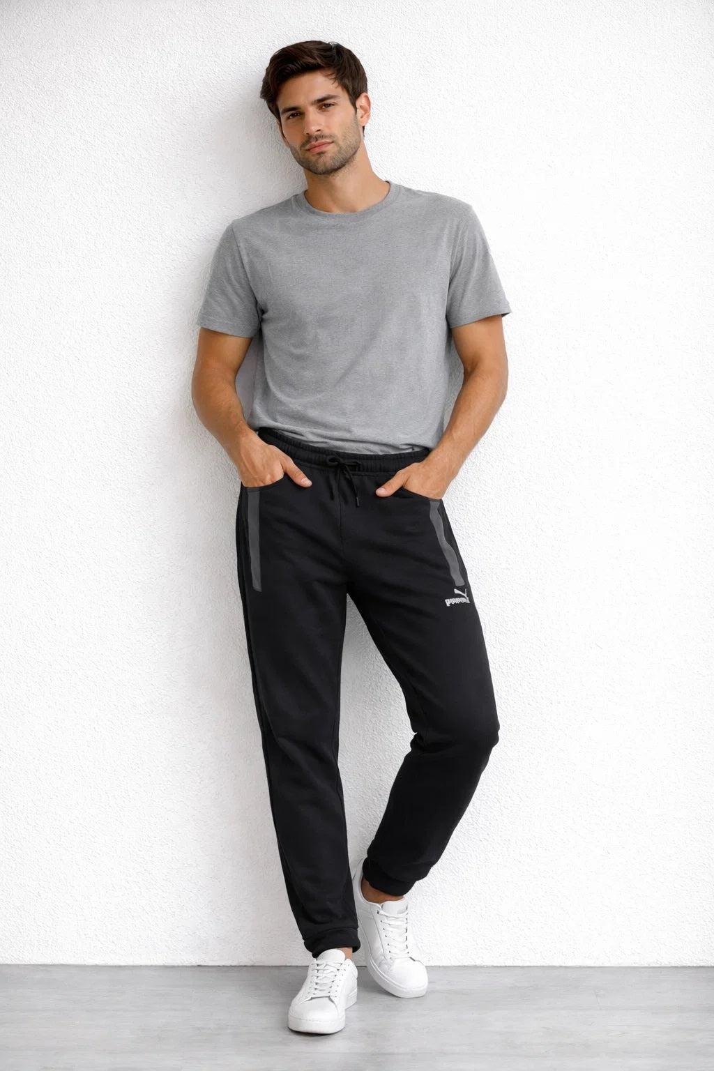 PUMAY Men’s Sports Dri-Fit Jogger Trouser – Black MDTR-09