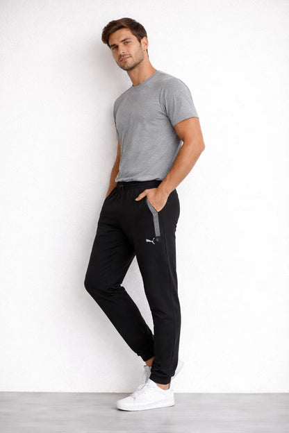 PUMAY Men’s Sports Dri-Fit Jogger Trouser – Black MDTR-09