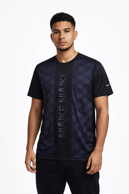 NIkk Men's Dri-FIT Logo Training T-Shirt - Black MDT-33