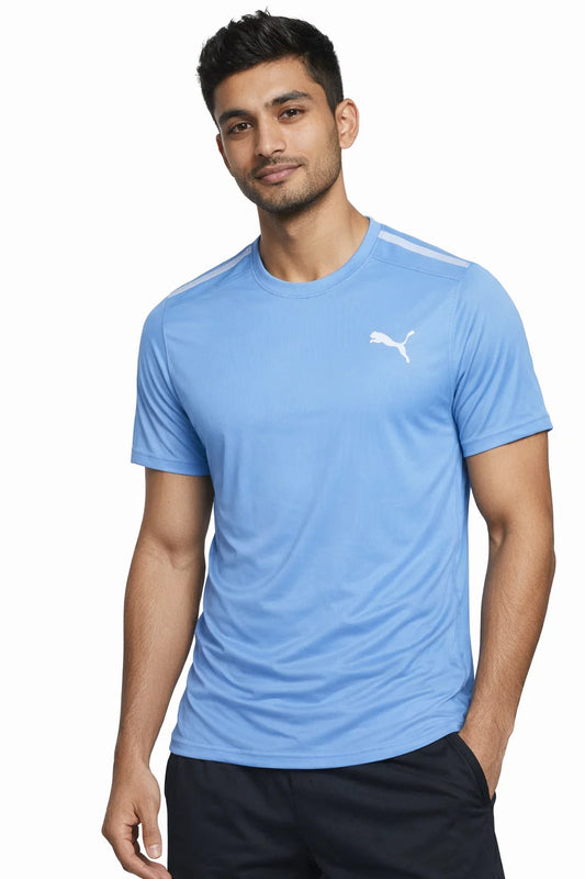 Pumay Men’s Lightweight Training Crew Neck T-Shirt – Sky Blue MDT-30