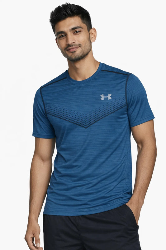 Under Armr Men’s Performance Training Dri-fit T-Shirt – Teal Blue MDT-32