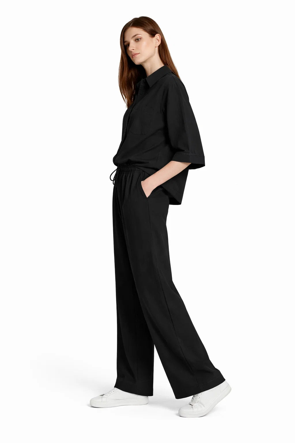 Spark Branded Women’s Premium Co-ord Set – Black WCS-31