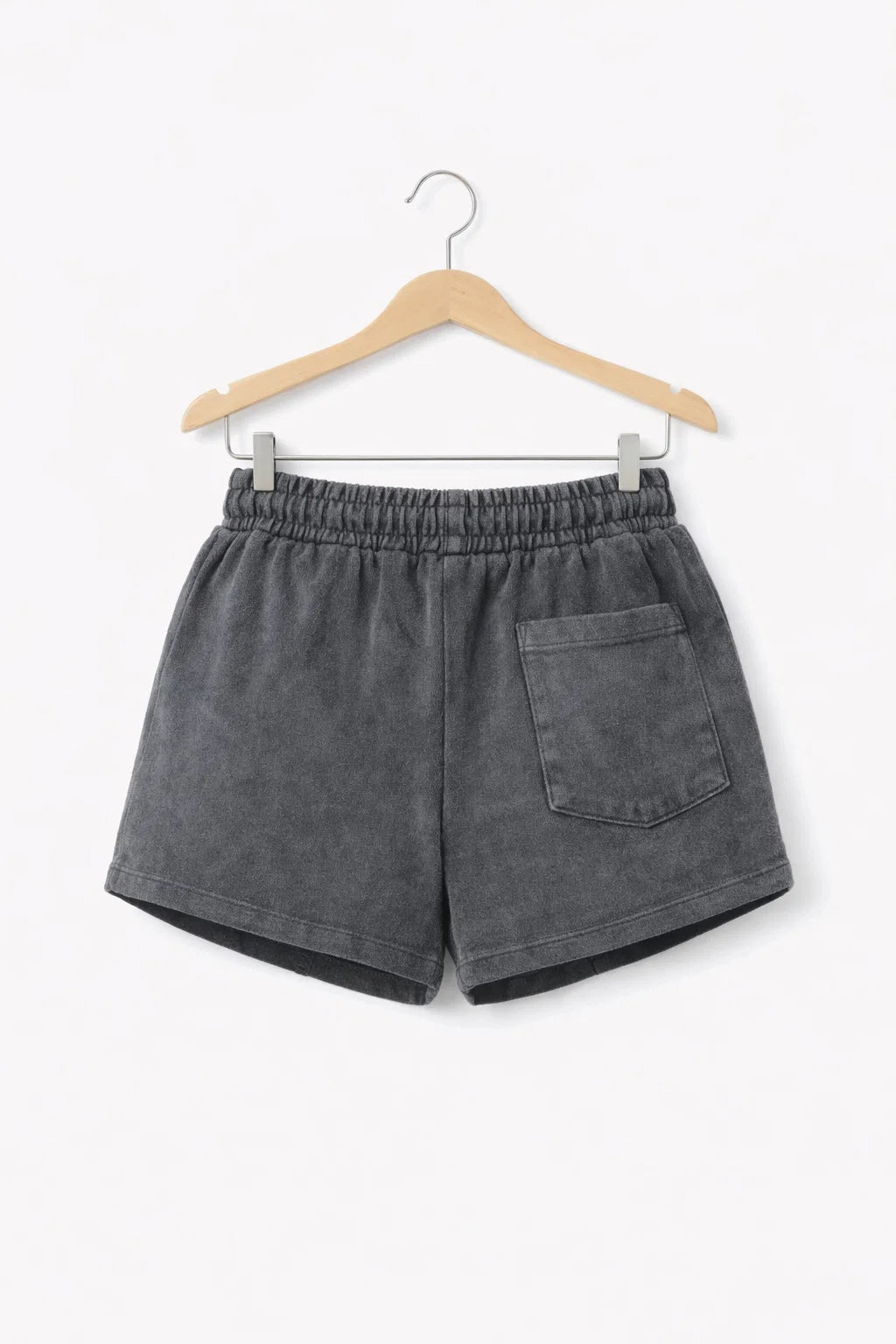 ALOS branded Womens Shorts-Charcoal grey MWS-23