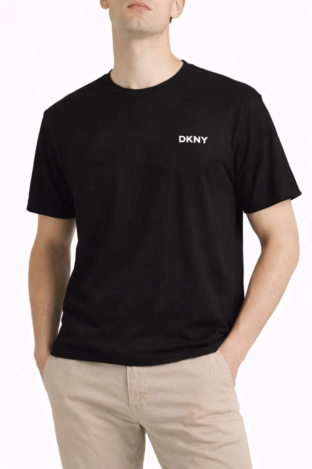 DKN Branded Men's Black Tee MT-34