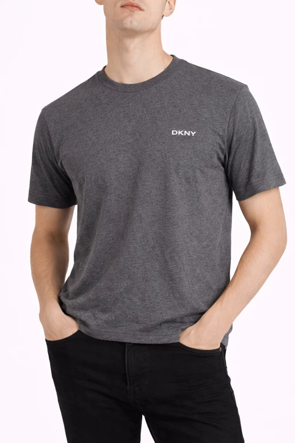 DKN Branded Men's Charcoal Tee MT-35