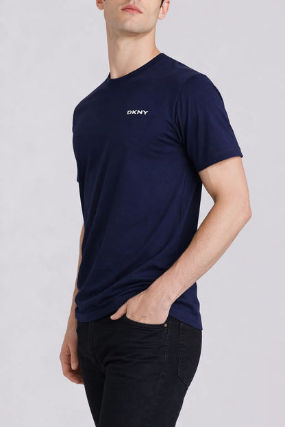 DKN Branded Men's Navy Blue Tee MT-32