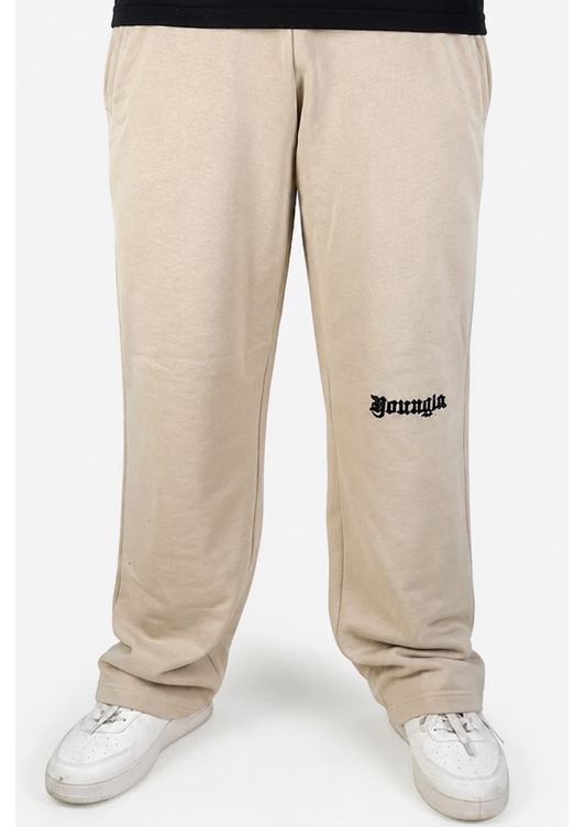 Younglay Branded Unisex Wide-Leg Trouser - Khaki UT-32