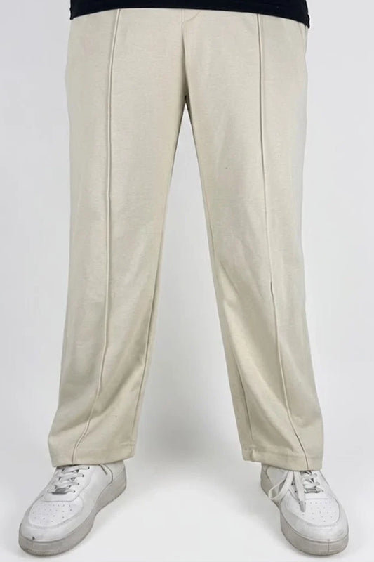 Bersk Branded Uni-Sex Trouser Cream Colour UT-44
