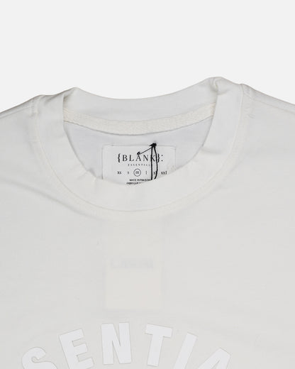 Blanky Branded Men's White Drop Shoulder Tee MT-16