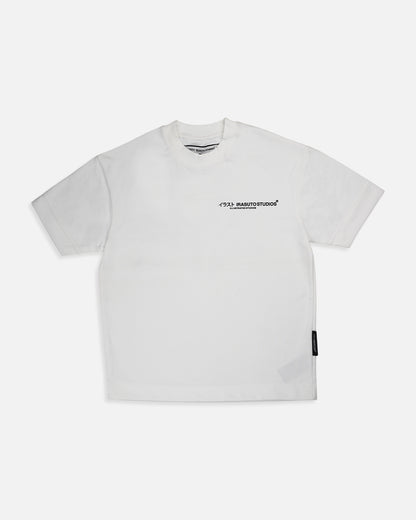 Branded Men's White Eyes Graphic Tee MT-24