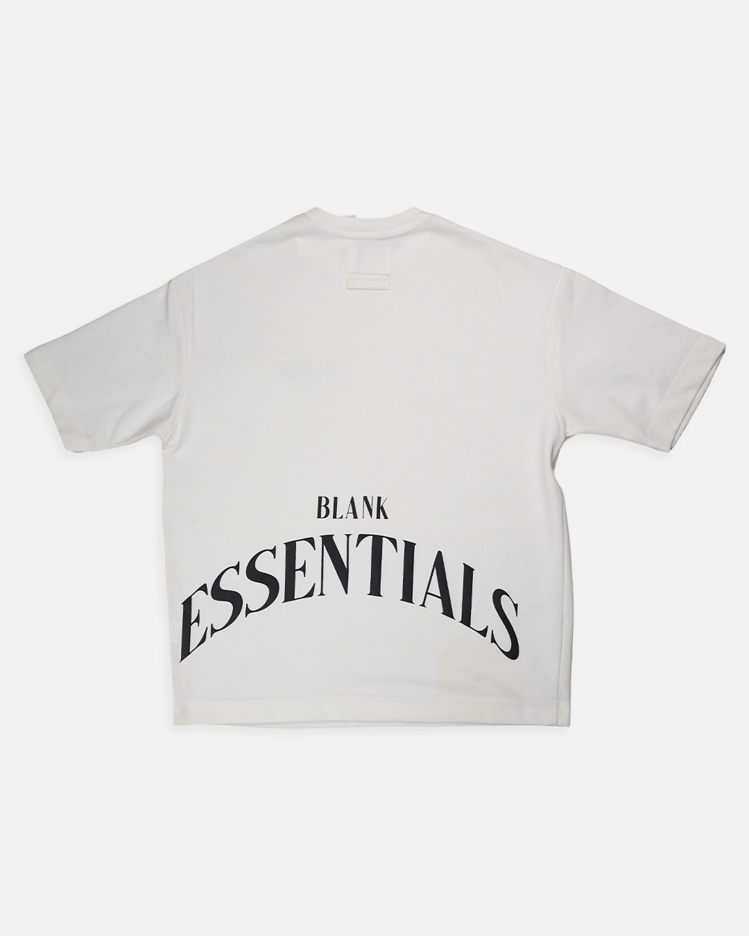Blanky Branded Men's White Drop Shoulder Tee MT-21