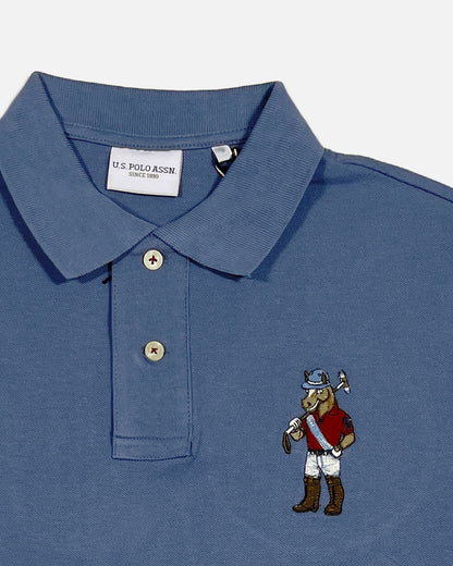 US Pollo Branded Men's Polo T-shirt Blue Color MPT-18